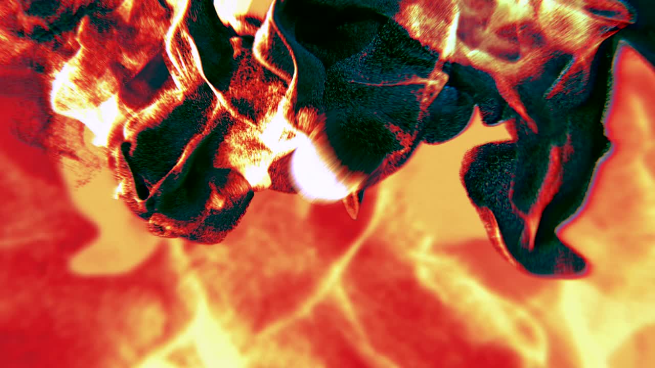 fluctuaciones del aire con polvo abstracto, animación de partículas, bucle