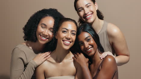diverse group of women smiling