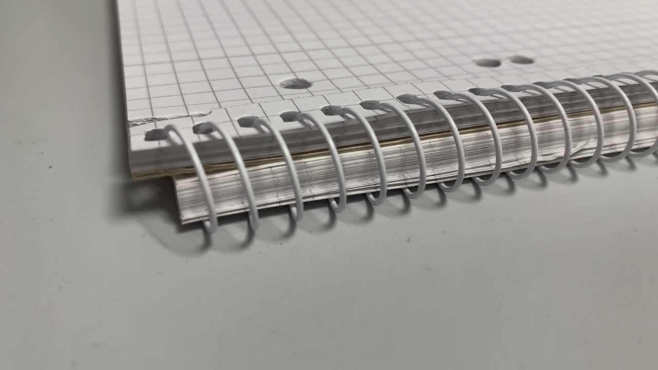 Tear a page out of a notebook