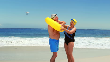 Senior-couple-at-the-beach