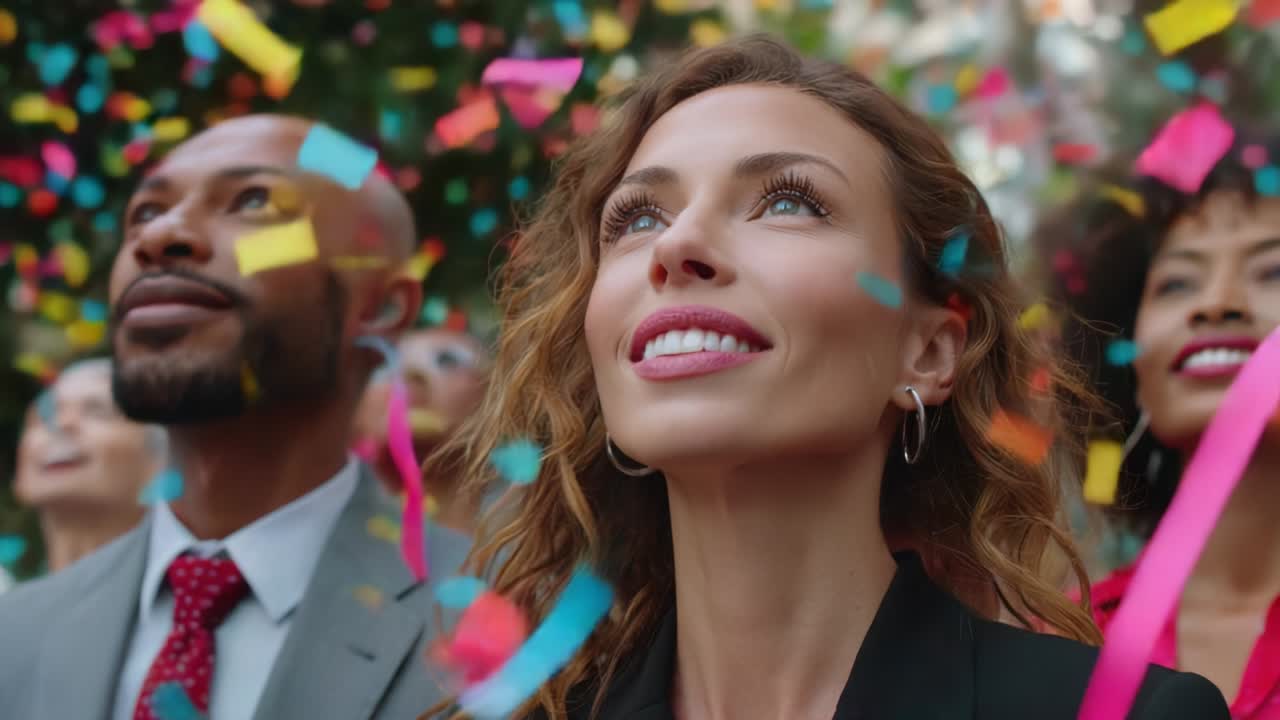 Celebrare il successo con i confetti