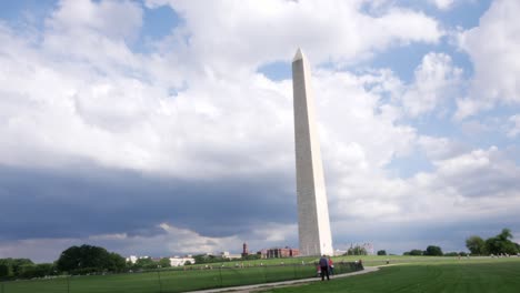 Wide-shots-of-the-Washington-Monument-located-in-Washington-DC-in-the-USA