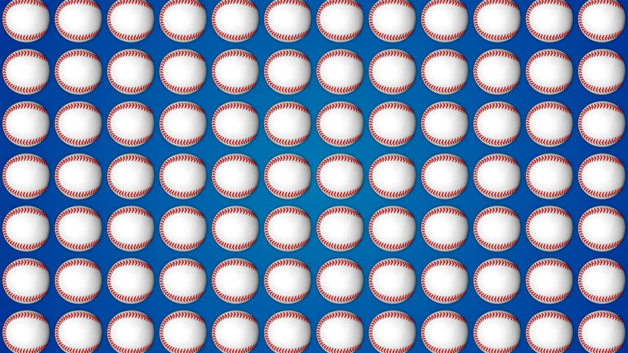 pelota de béisbol deporte americano patrón de fondo azul