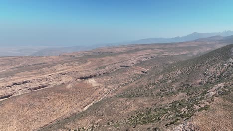 naturaleza escénica de la meseta de diksam en una zona montañosa en socotra, yemen