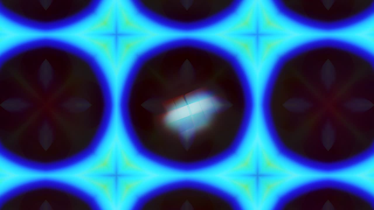Caleidoscopio in movimento. Grafica in movimento 4K