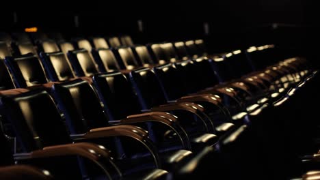 empty chairs in the theater