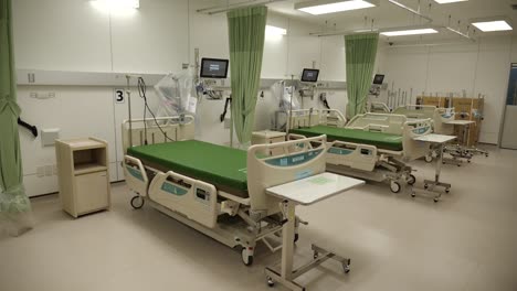 patient ward with equipment, nobody