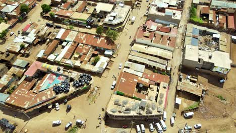 Asentamientos-Rurales-De-áfrica,-Casas-Rurales-De-Kenia,-Granjas-De-Agricultura-Verde,-Asentamientos-Pobres-De-áfrica,-Casas-Rurales-De-Kenia