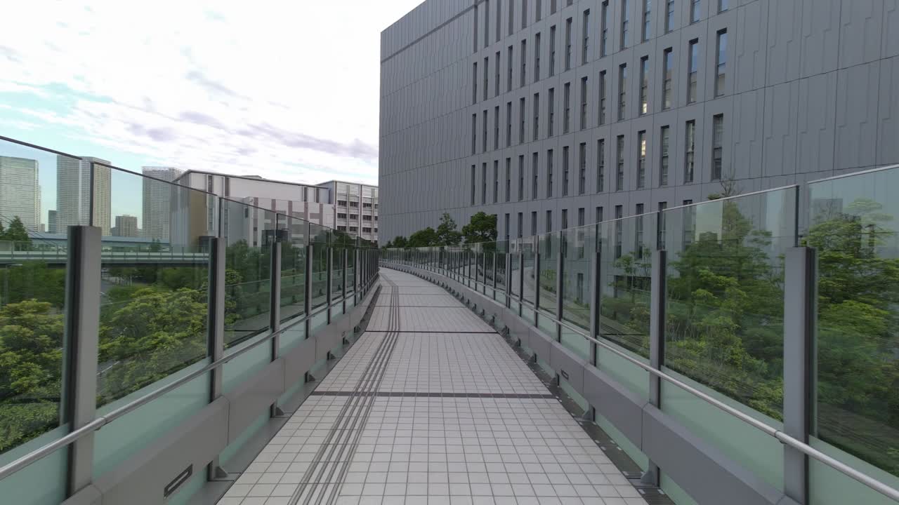 la cubierta peatonal de tokyo toyosu 2022