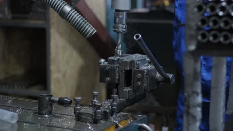 drilling machine with drill bit for tapping