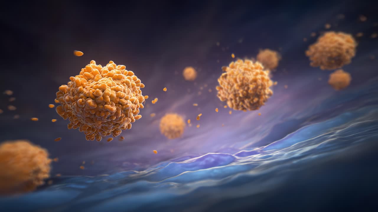 Microscopic View of Cellular Structures: A High-Definition Visualization of Biologically Active Particles Suspended in an Ethereal Environment