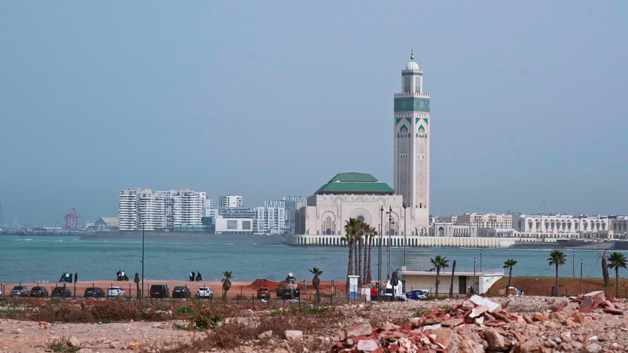 모로코 카사블랑카 엘 행크의 하산 2세 모스크