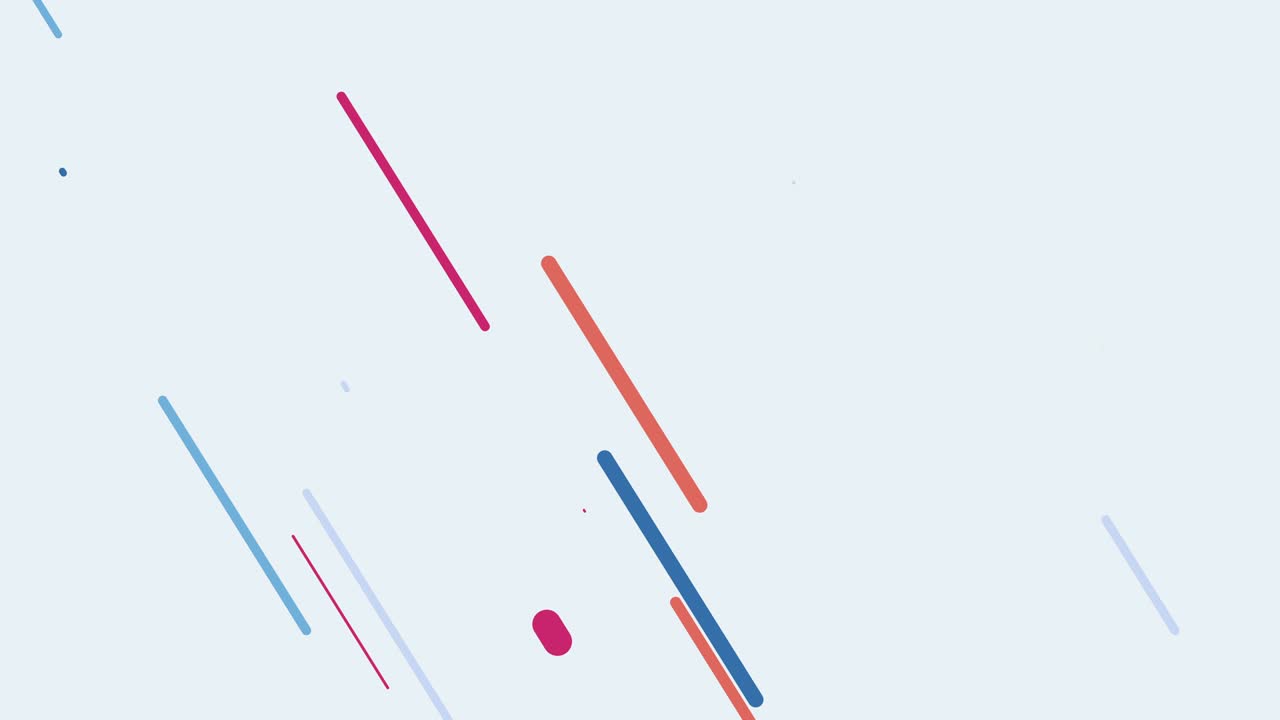 formas de caída en movimiento en una animación de estilo 2d con efecto líquido