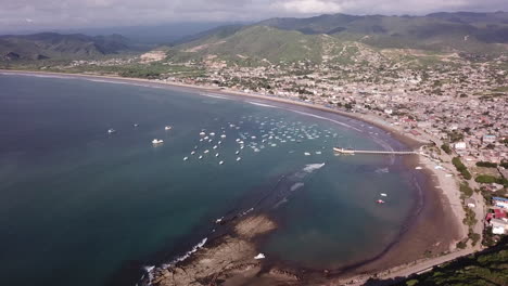 hermoso puerto lopez en ecuador -antena