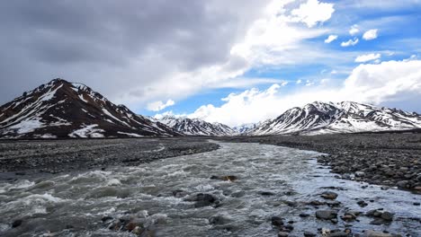 video of toklat river and mountains