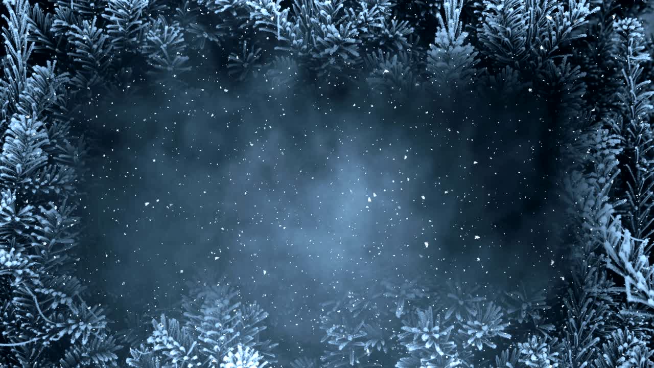 Winter Background Loop Animation