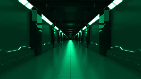 technological looped abstract background hallway tunnel