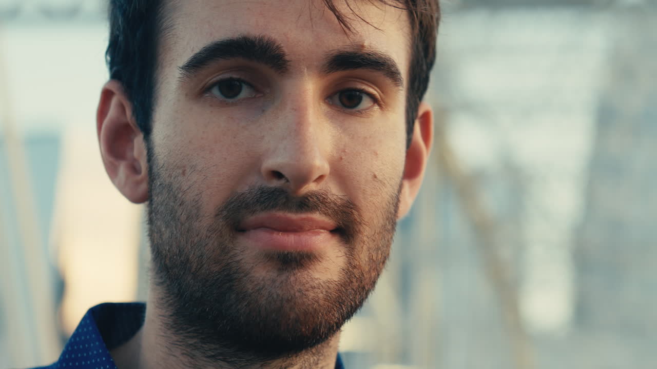 retrato en primer plano de un hombre