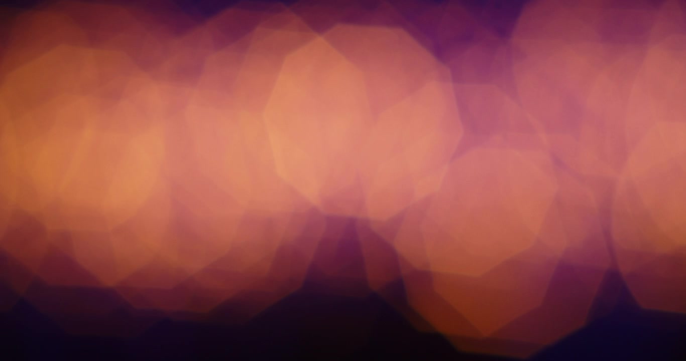 Bokeh esagonale astratto e sfocato