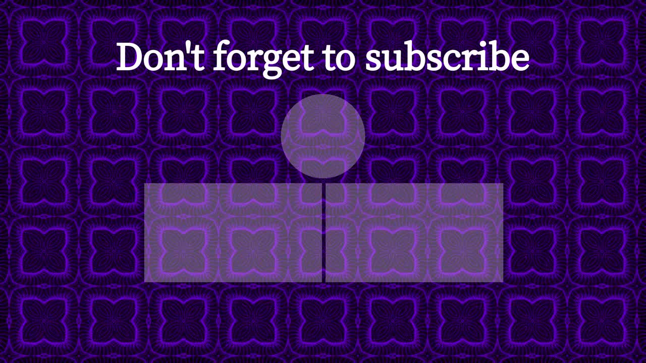 칼레이도스코프 패턴 엔드 카드 엔딩 스크린 모션 그래픽