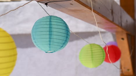 Colorful-paper-lanterns-in-the-back-yard