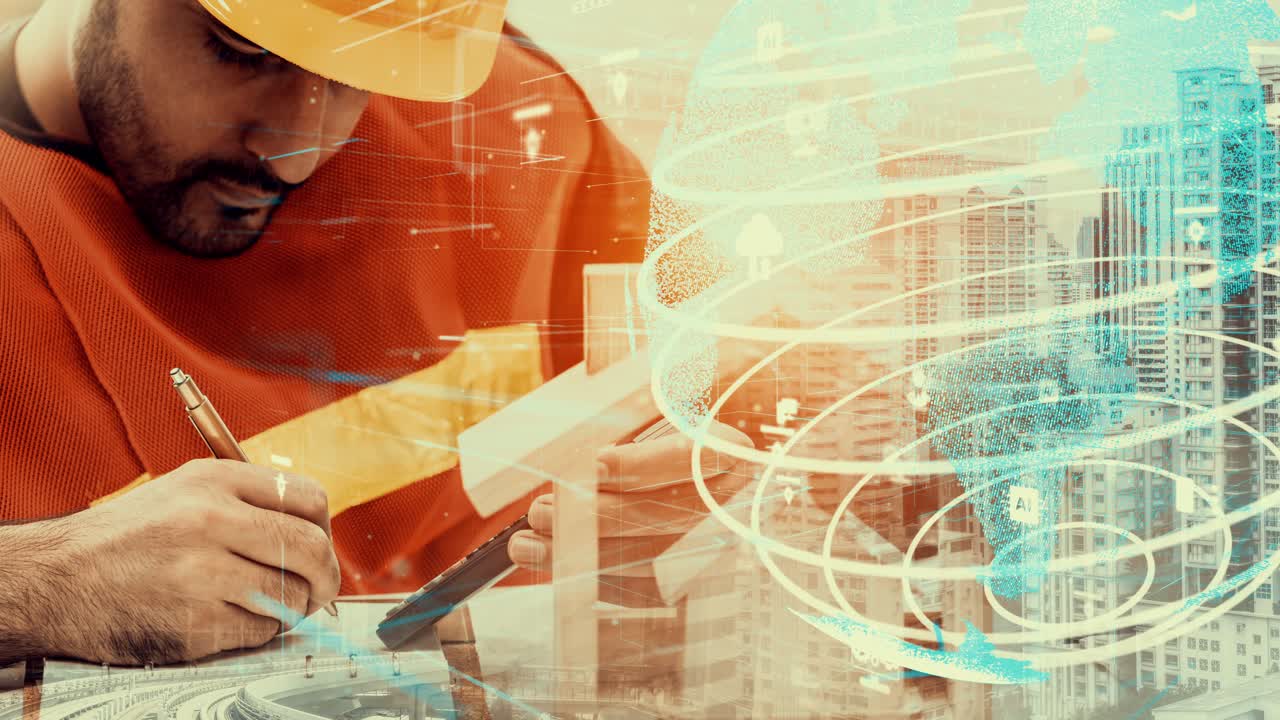 futura construcción de edificios y proyecto de ingeniería inventiva