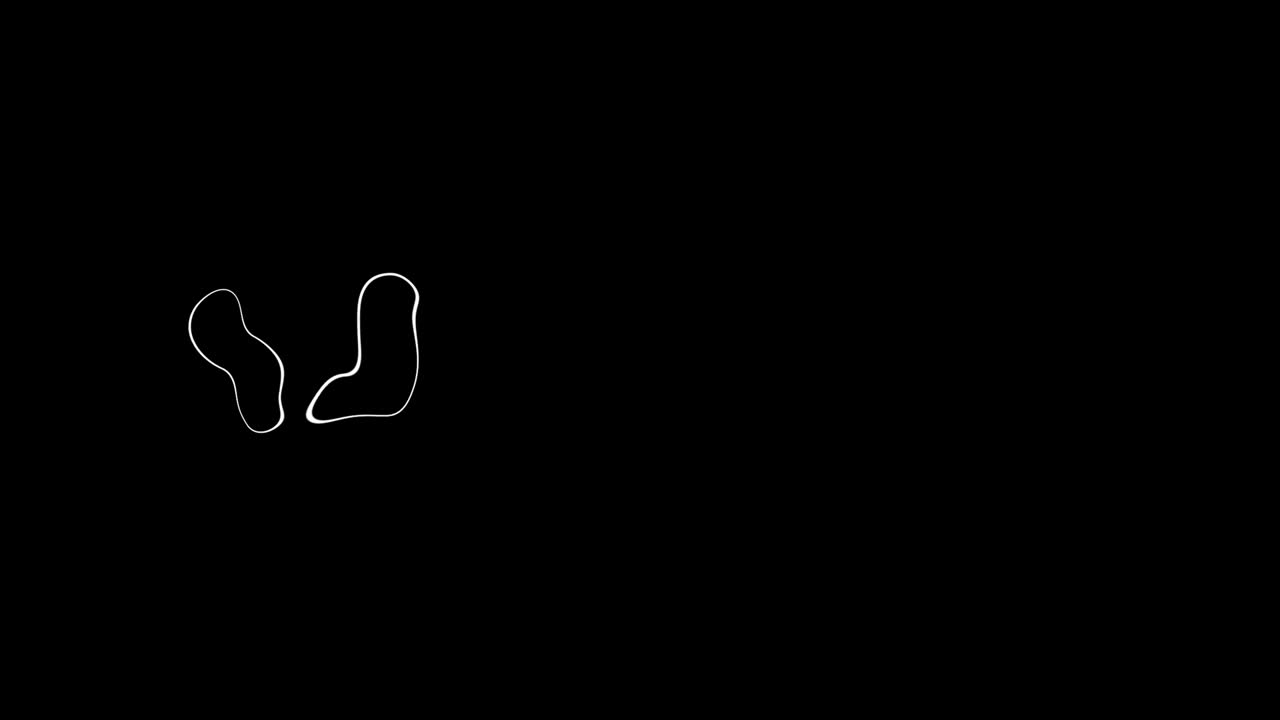 gráficos de movimiento de animación de bucle de propagación de círculo distorsionado