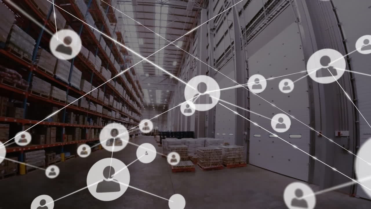 창고를 통한 연결 네트워크의 활성화