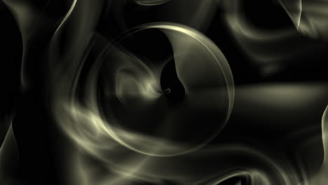 diseño abstracto misterioso con líneas onduladas dinámicas