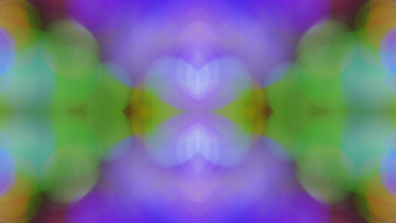 luces fuera de foco luces coloridas en la feria