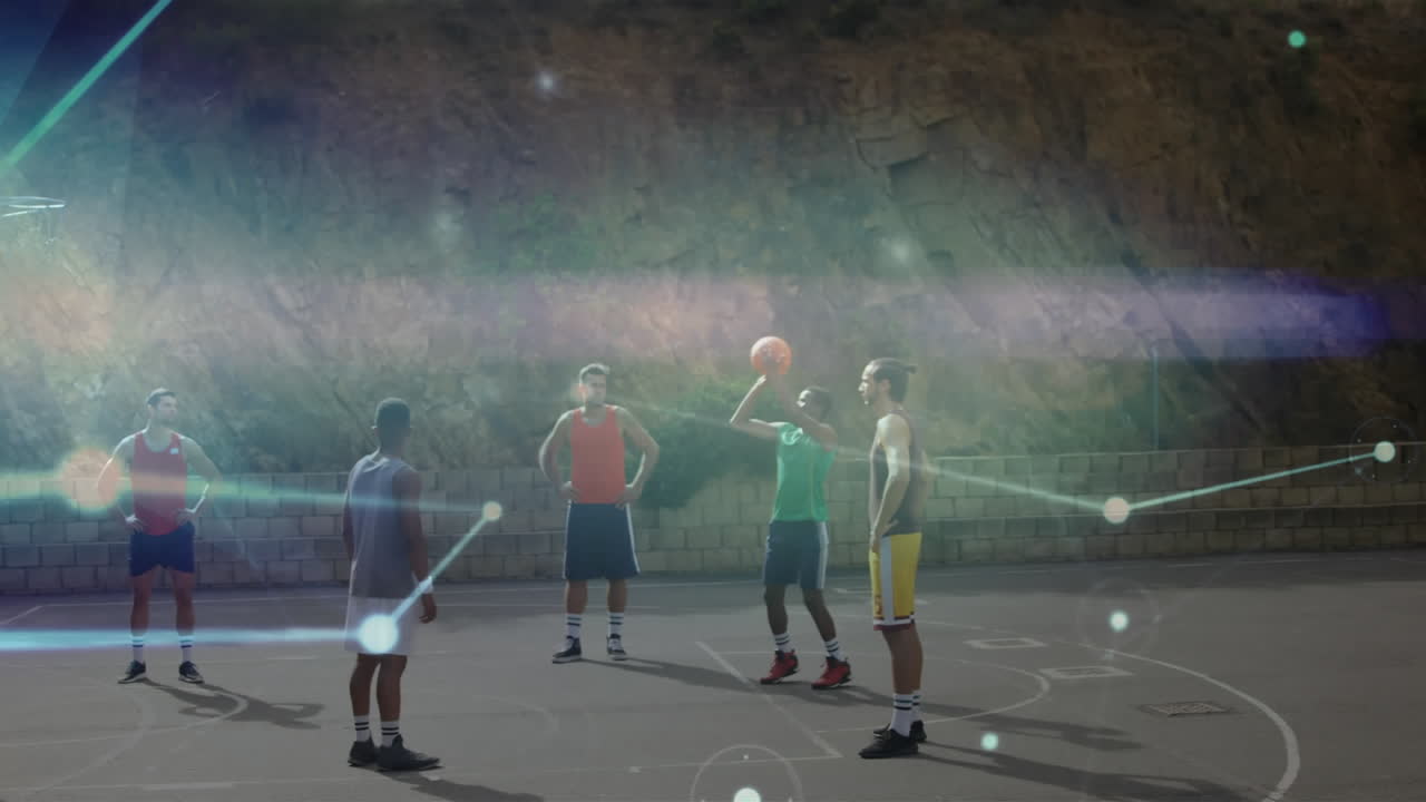 야외 농구 경기를 통한 연결 네트워크의 활성화