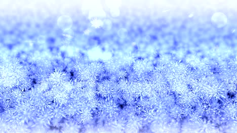 spin of snow crystal,cg animation,loop