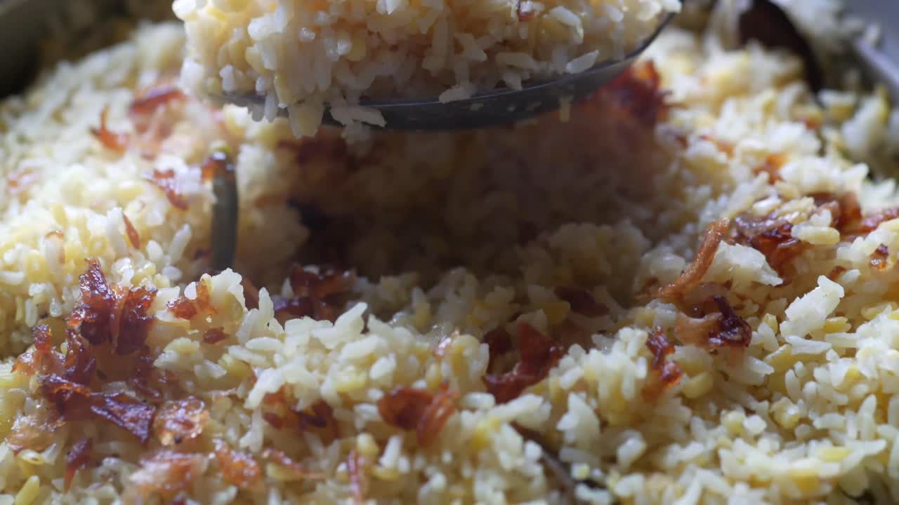 Delicioso Biryani Indio Casero