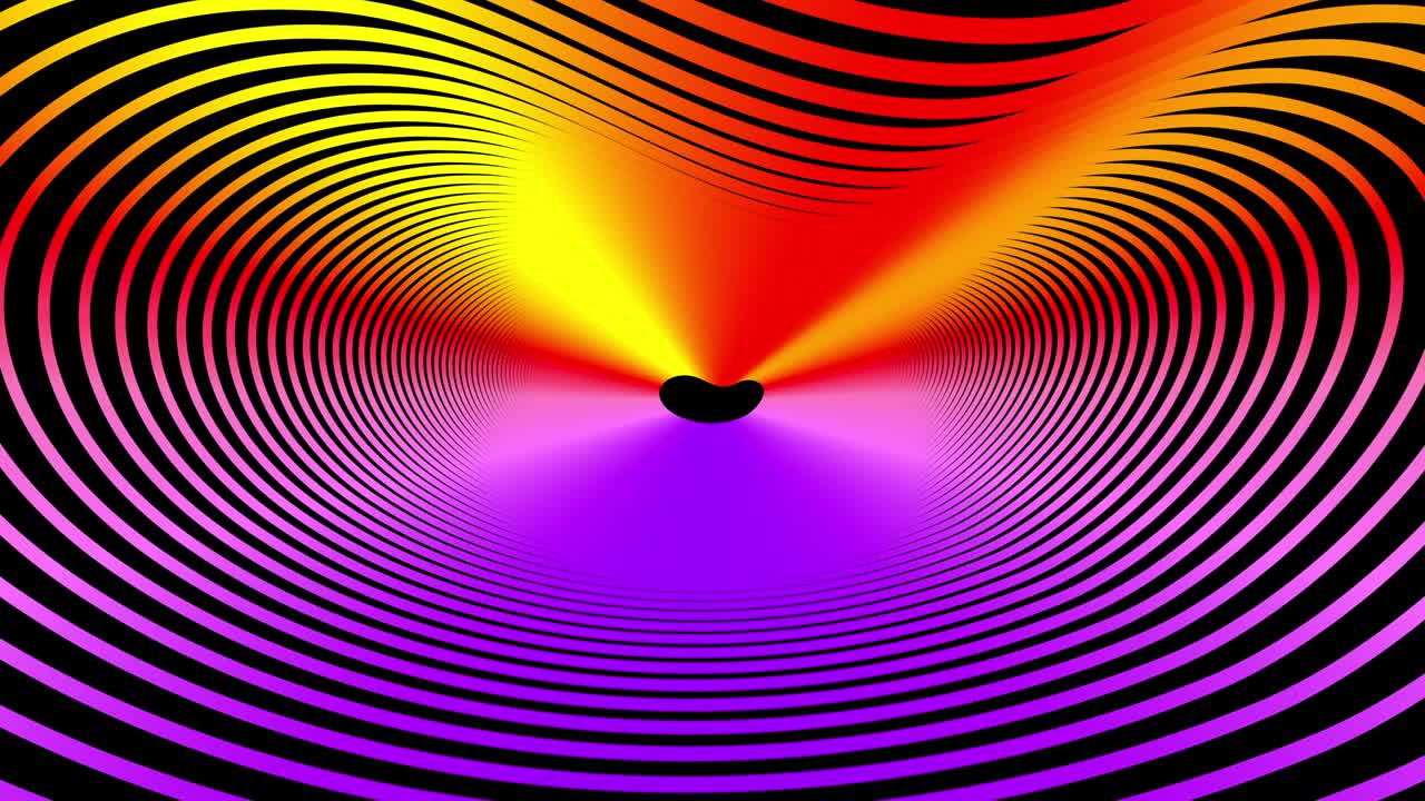 cerchi techno lineari colorati