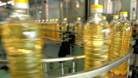 oil bottling plant - automated production line