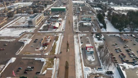 Empty-main-street-of-a-rural-small-town-in-the-United-States-during-pandemic