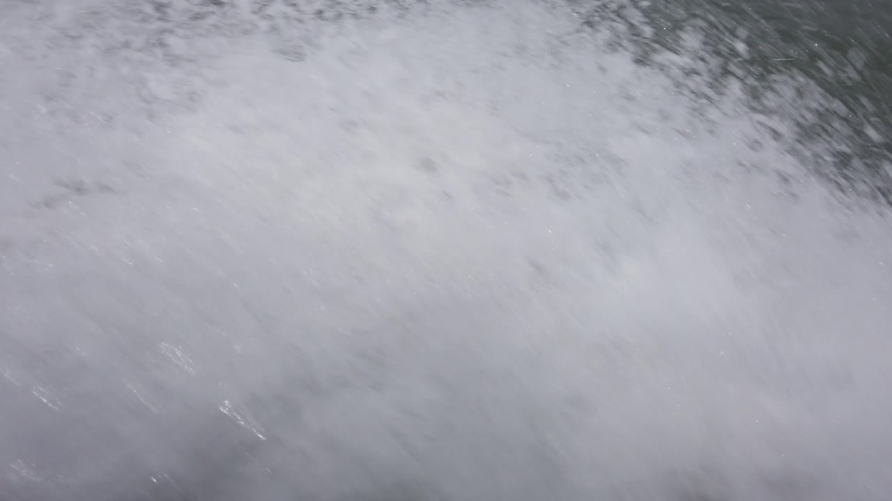 Close up of bow wave Crossing water by