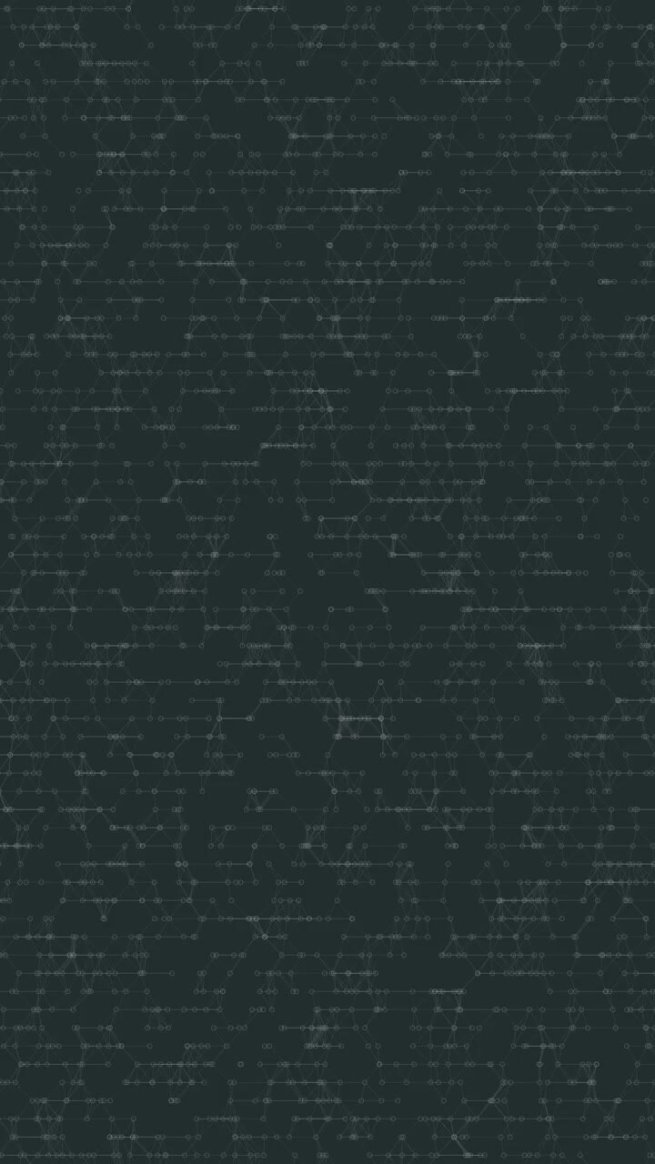 Subtle dark digital matrix pattern in a vertical 9:16 layout. Perfectly optimized for smartphone presentation backgrounds, clean text overlays, and financial technology.