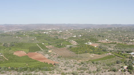 Flug-Mit-Drohne-über-Eine-Typisch-Portugiesische-Landschaft-In-Der-Algarve-region