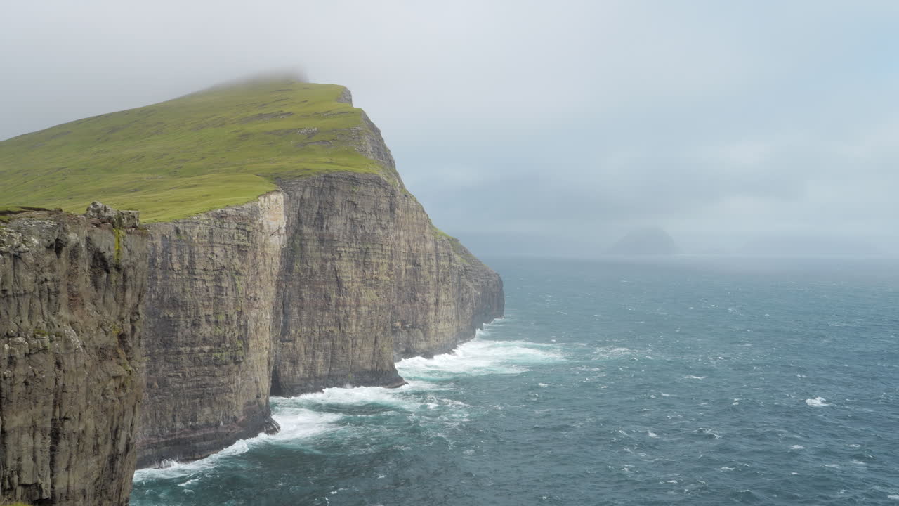 Dramatic Cliffs and Ocean Views in the Faroe Islands