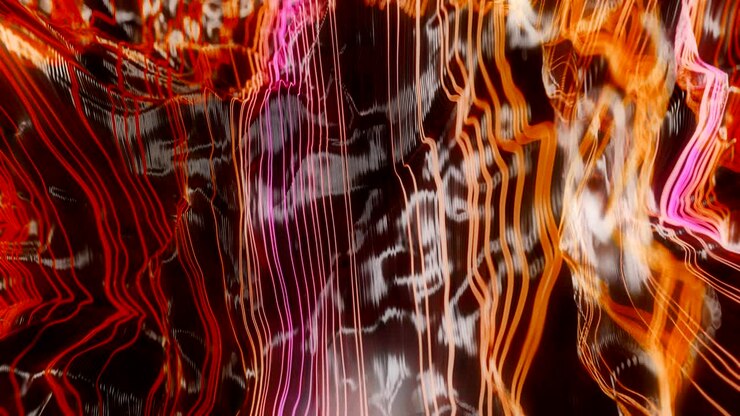 Linee tecnologiche futuristiche astratte