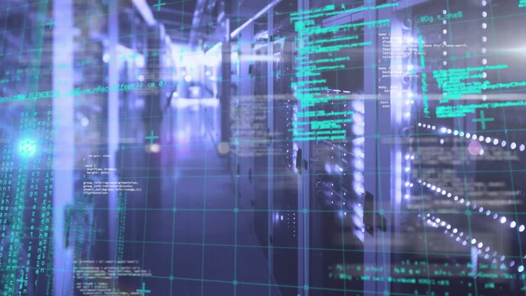 Digital composition of data processing over grid network against server room
