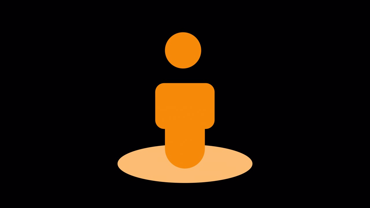 Symbol for personplacering til mobilapps