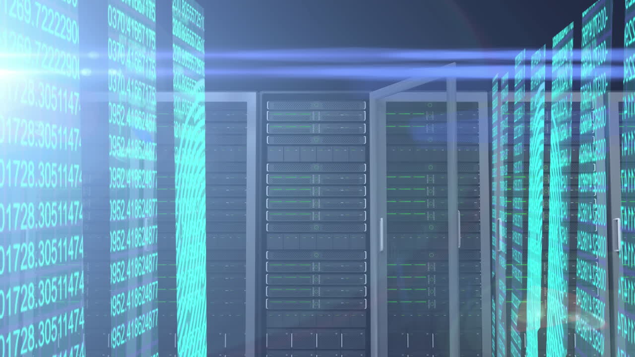 Fingerprint scanner against server room