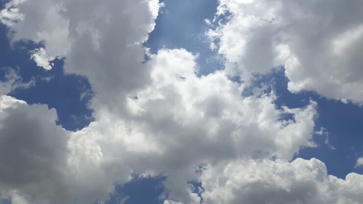 Amazing ultra smooth long playing cloudscape time lapse with huge clouds forming before the thunderstorm started and rainfall in south africa