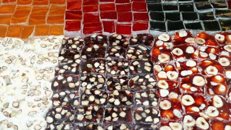 assorted turkish delight display