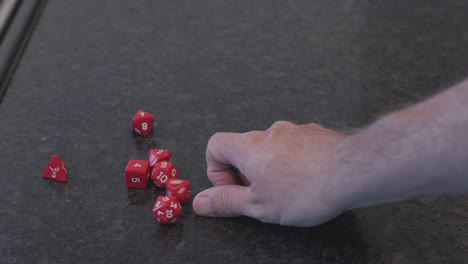 juego de dados poliédricos rodantes 05