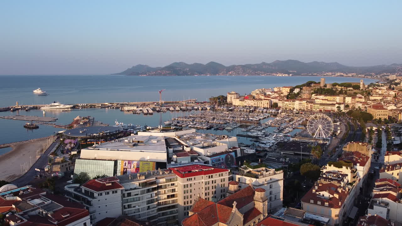Aerial View of Cannes, France