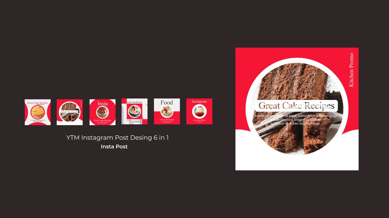 Cake Recipes and Instagram Posts