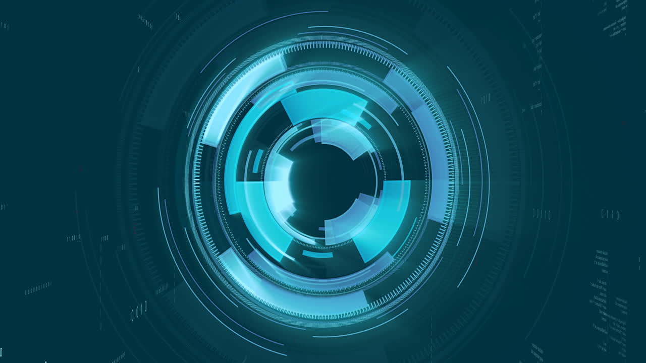 Animation of digital data processing over scope